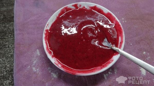 Рецепт: Кекс с начинкой из клюквенного желе - Простые и очень вкусные.