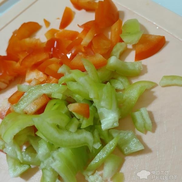 Рецепт: Удон с овощами и курицей - Суп с лапшой удон с курицей, яйцом и овощами. Ужин в азиатском стиле.