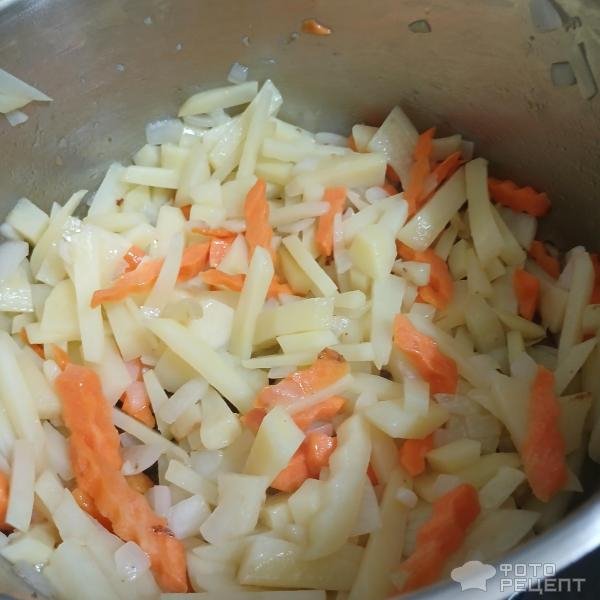 Рецепт: Удон с овощами и курицей - Суп с лапшой удон с курицей, яйцом и овощами. Ужин в азиатском стиле.