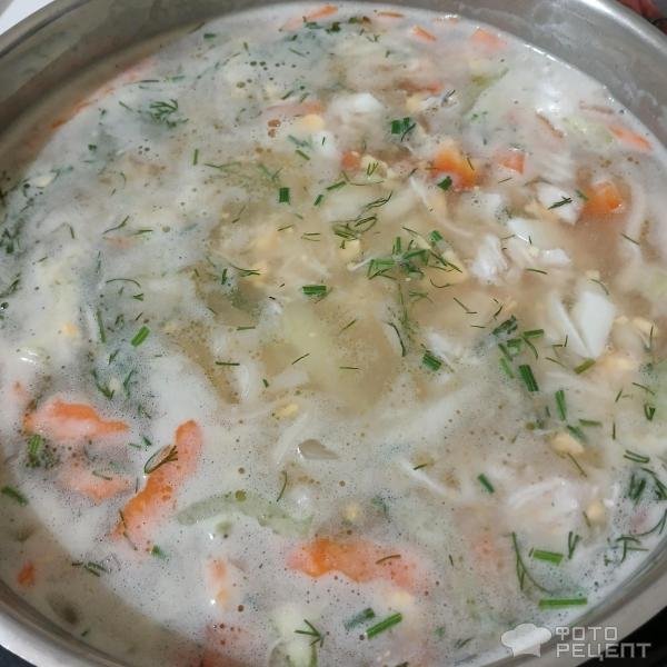 Рецепт: Удон с овощами и курицей - Суп с лапшой удон с курицей, яйцом и овощами. Ужин в азиатском стиле.