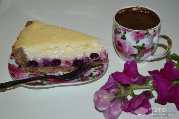 Рецепт: Чизкейк "Нью-Йорк" - Со сметаной и ягодами