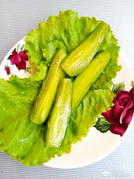 Рецепт: Малосольные огурчики за 8 часов - Изумрудные, хрустящие и без рассола