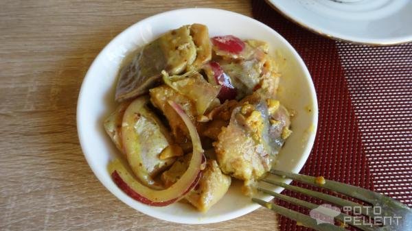 Рецепт: ХЕ из стейков кеты - Очень нежное и вкусное блюдо.