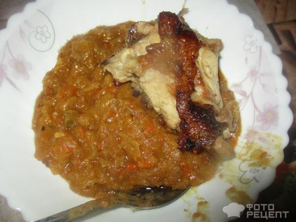 Рецепт: Гороховая каша с капустой - аналог старопольского блюда