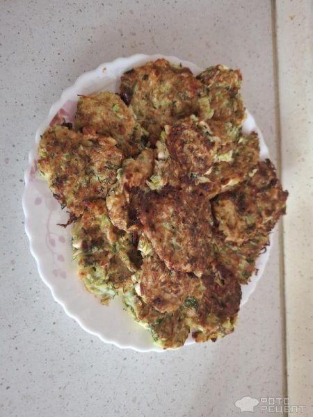 Рецепт: Кабачковые оладьи - Готовлю с любовью.