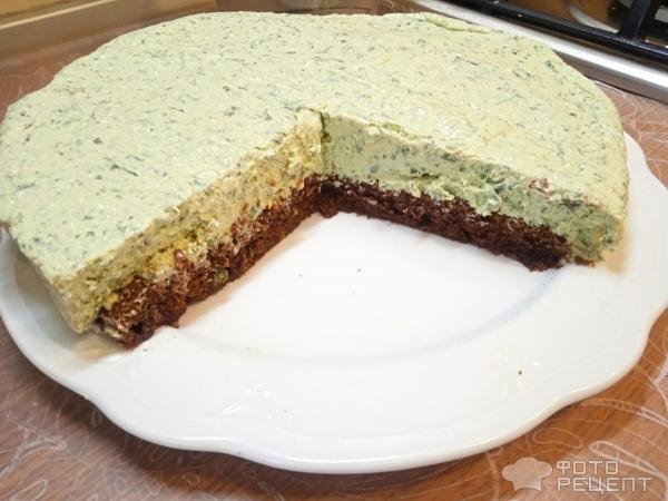 Рецепт: Тортик на сковородке - с творогом и щавелем