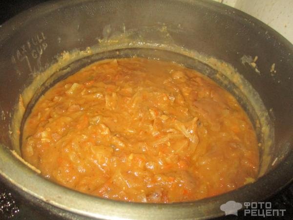 Рецепт: Гороховая каша с капустой - аналог старопольского блюда