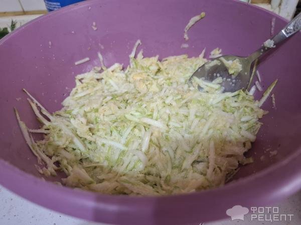 Рецепт: Кабачковые оладьи - Готовлю с любовью.