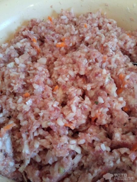 Рецепт: Ленивые голубцы-котлетки - В томатно-сметанном соусе. В духовке и на сковороде.