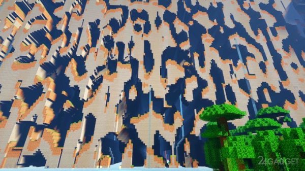 Блогер дошёл до &laquo;края мира&raquo; Minecraft &mdash; путешествие заняло 14 лет (2 фото + видео)