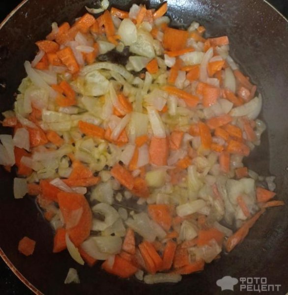 Рецепт: Грибной суп с лисичками - с картофелем и поджаркой