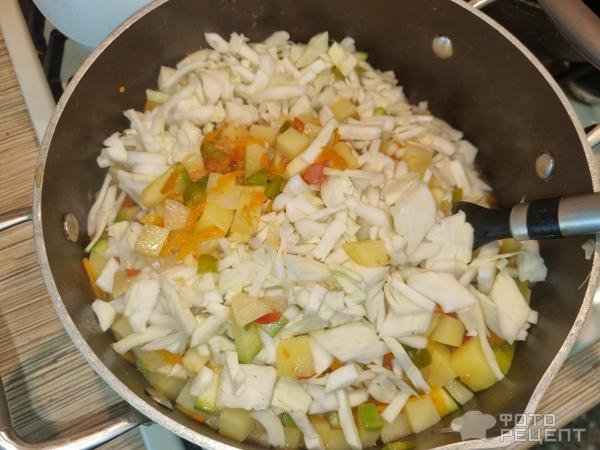 Рецепт: Рагу овощное - Каждый день я есть могу очень вкусное рагу