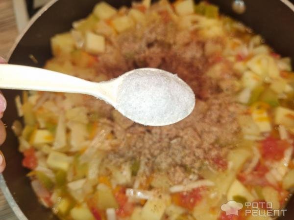 Рецепт: Рагу овощное - Каждый день я есть могу очень вкусное рагу