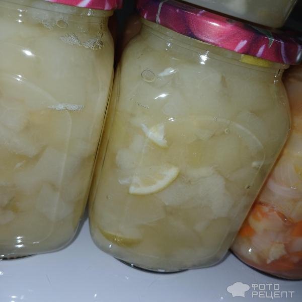 Рецепт: Консервированная "Дыня" на зиму - Купили несладкую дыню? Варим варенье из дыни с лаймом на зиму!