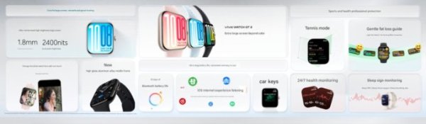 Vivo представила смарт-часы Watch GT 2 с автономностью до 33 дней, большим экраном и eSIM (3 фото)