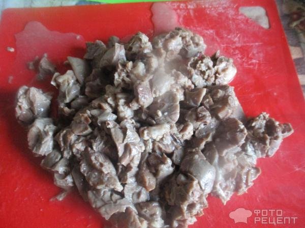 Рецепт: Тушеное легкое в сметане - бюджетное блюдо Рецепт: Тушеное легкое в сметане - бюджетное блюдо