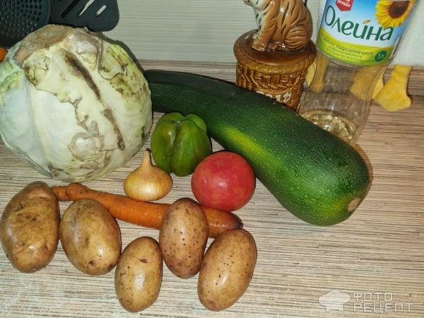 Рецепт: Рагу овощное - Каждый день я есть могу очень вкусное рагу