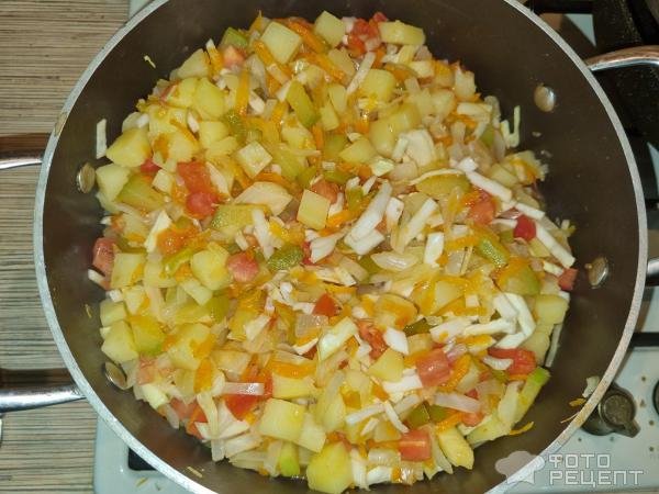 Рецепт: Рагу овощное - Каждый день я есть могу очень вкусное рагу