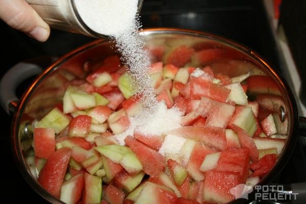 Рецепт: Варенье из арбузных корок - безотходное производство