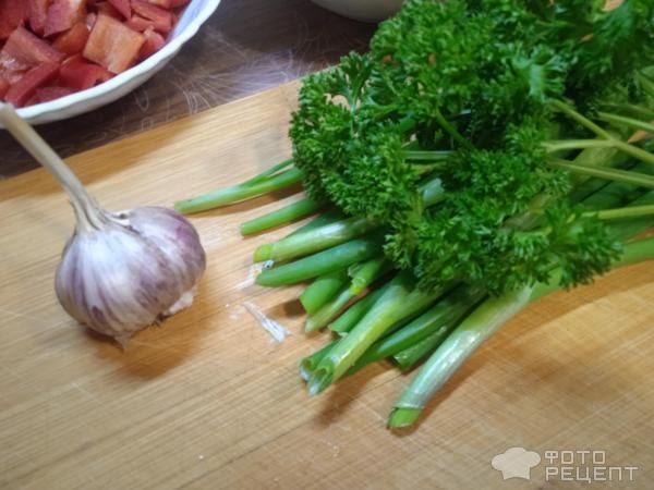 Рецепт: Куриное филе в соусе на сковороде - с кукурузой и болгарским перцем