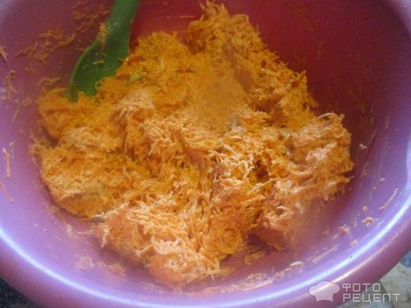 Рецепт: Салат из моркови с хреном - заправка из майонеза с хреном