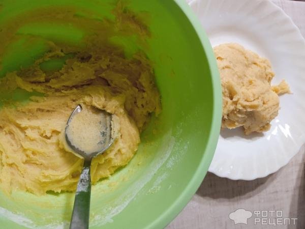 Рецепт: Печенье "Осенние листья" - Двухцветное, шоколадное, простое, быстрое и вкусное