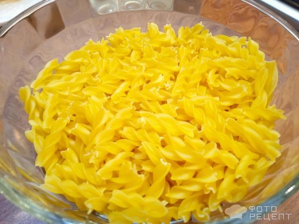 Рецепт: Макароны на сковороде - с морской капустой