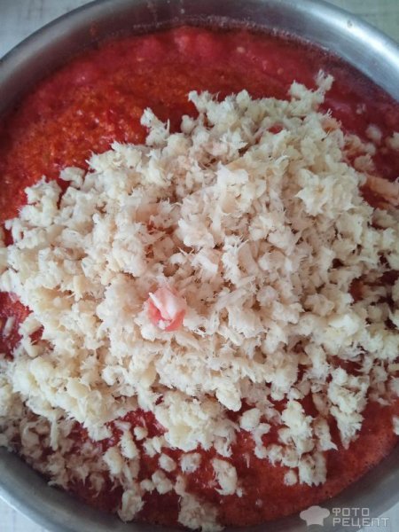 Рецепт: Хренодер - Удачный хренодер. Ароматный и пикантный. С болгарским перцем и чесноком