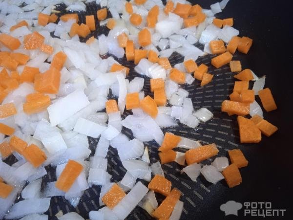 Рецепт: Макароны на сковороде - с морской капустой