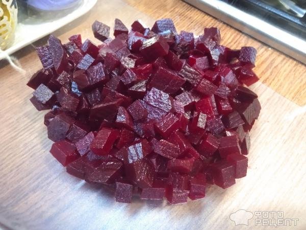 Рецепт: Вкуснейший винегрет с секретиком - с маринованными грибами