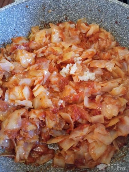 Рецепт: Борщ со свеклой - С подтушенной капустой