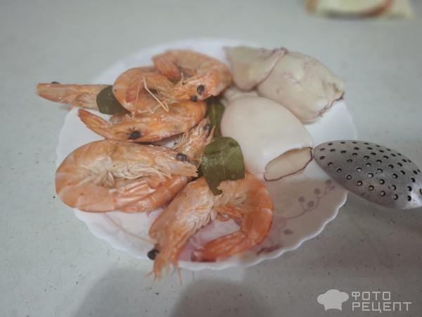 Рецепт: Салат Морской с креветками - Готовлю с любовью.