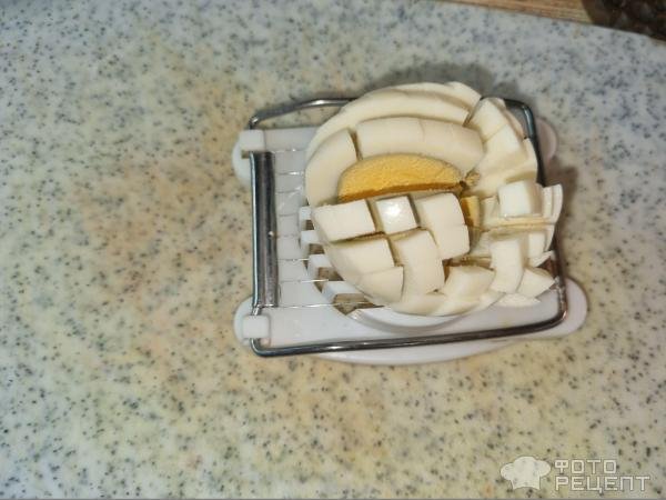 Рецепт: Салат Морской с креветками - С двумя видами икры Рецепт: Салат Морской с креветками - С двумя видами икры