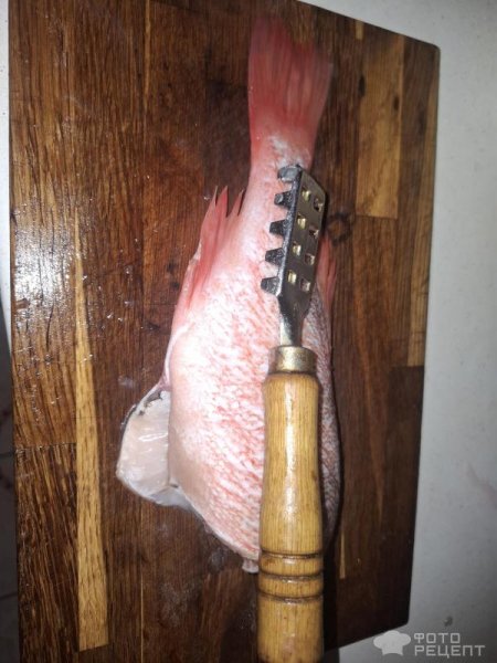 Рецепт: Жареный морской окунь - Готовлю с любовью.