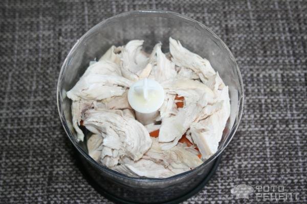 Рецепт: Куриное пюре диетическое - с овощами