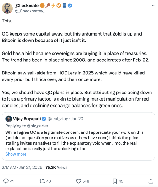 Сэйлор говорит, что квантовый риск для Биткоина отдален и управляем Сэйлор говорит, что квантовый риск для Биткоина отдален и управляем