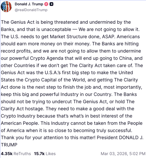 Законопроект CLARITY устраняет децентрализацию криптовалюты — Crypto Exec Законопроект CLARITY устраняет децентрализацию криптовалюты — Crypto Exec