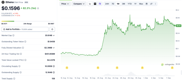 StablecoinX назначает нового генерального директора, который будет курировать казначейство ENA
